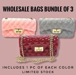 Wholesale Jelly Sling Bags Quilted Design, Jelly Trending Sling Purse, Teen Bag